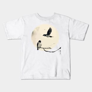 Leonard Cohen Bird On A Wire Kids T-Shirt